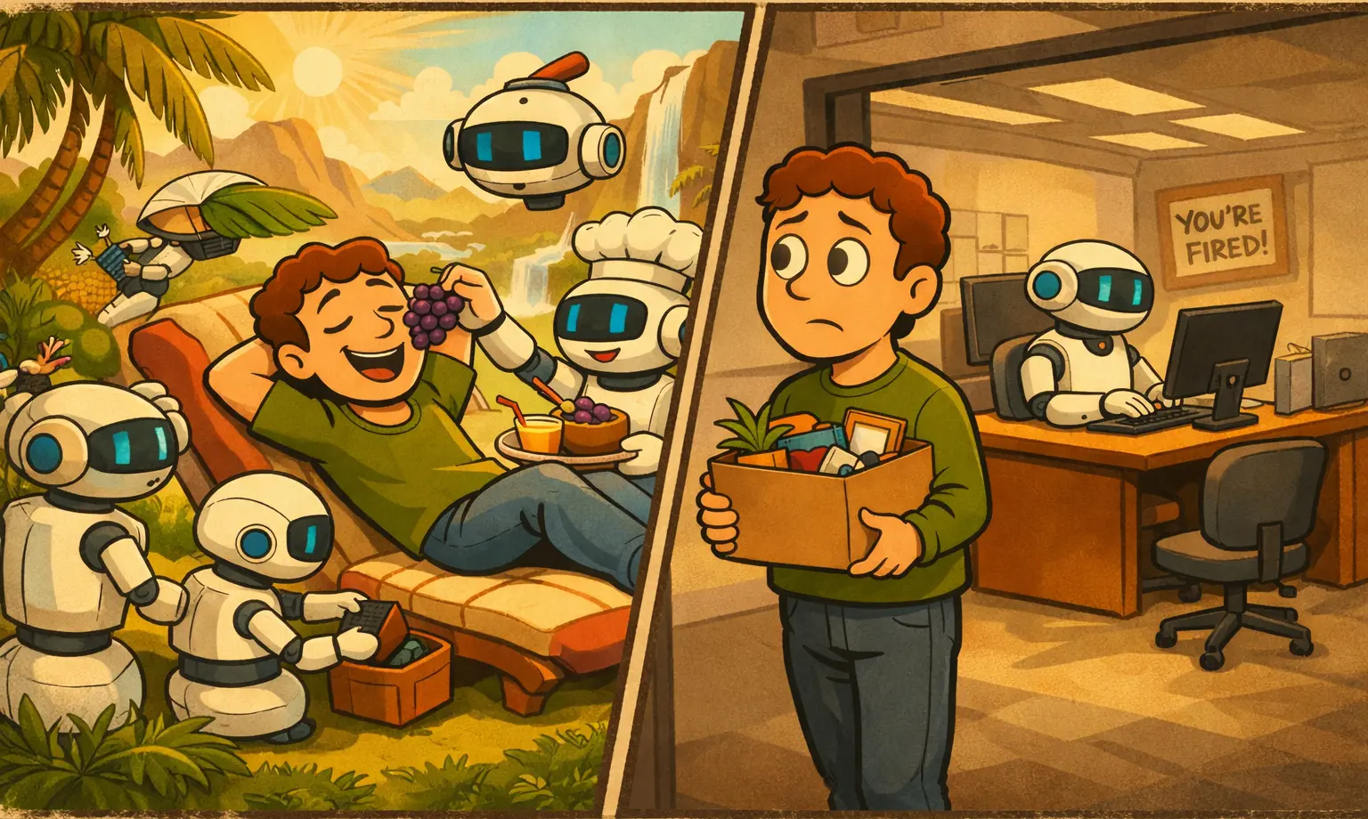 Hoe ziet het leven er over zes maanden uit? Dit zijn twee mogelijkheden.