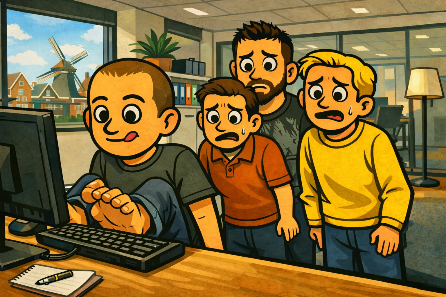 Dat was niet wat ik bedoelde met andere manier van je computer gebruiken!