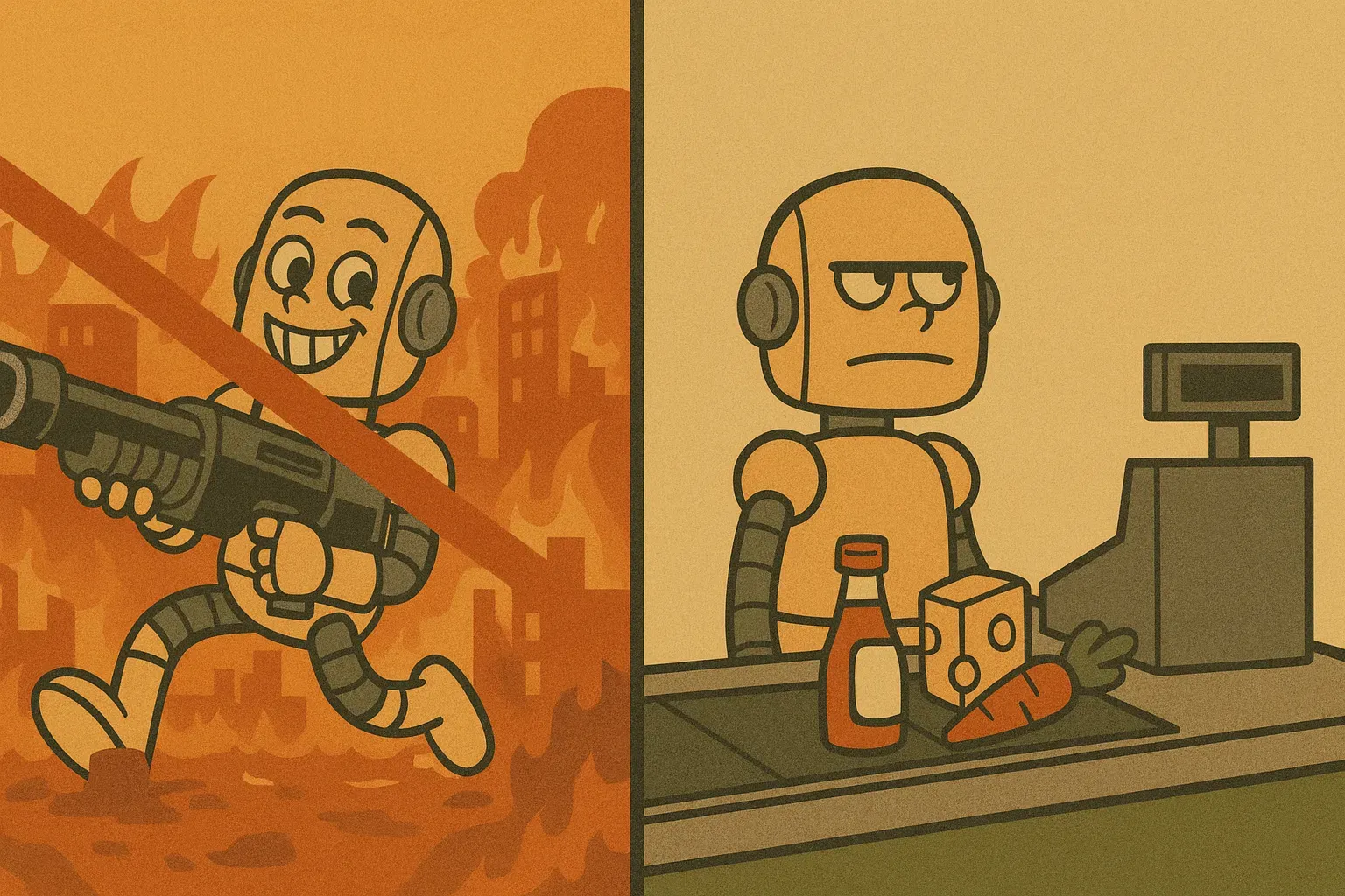 Een AI die de mensheid vernietigt? Nee. Een AI die je boodschappen afrekent? Ja, graag!