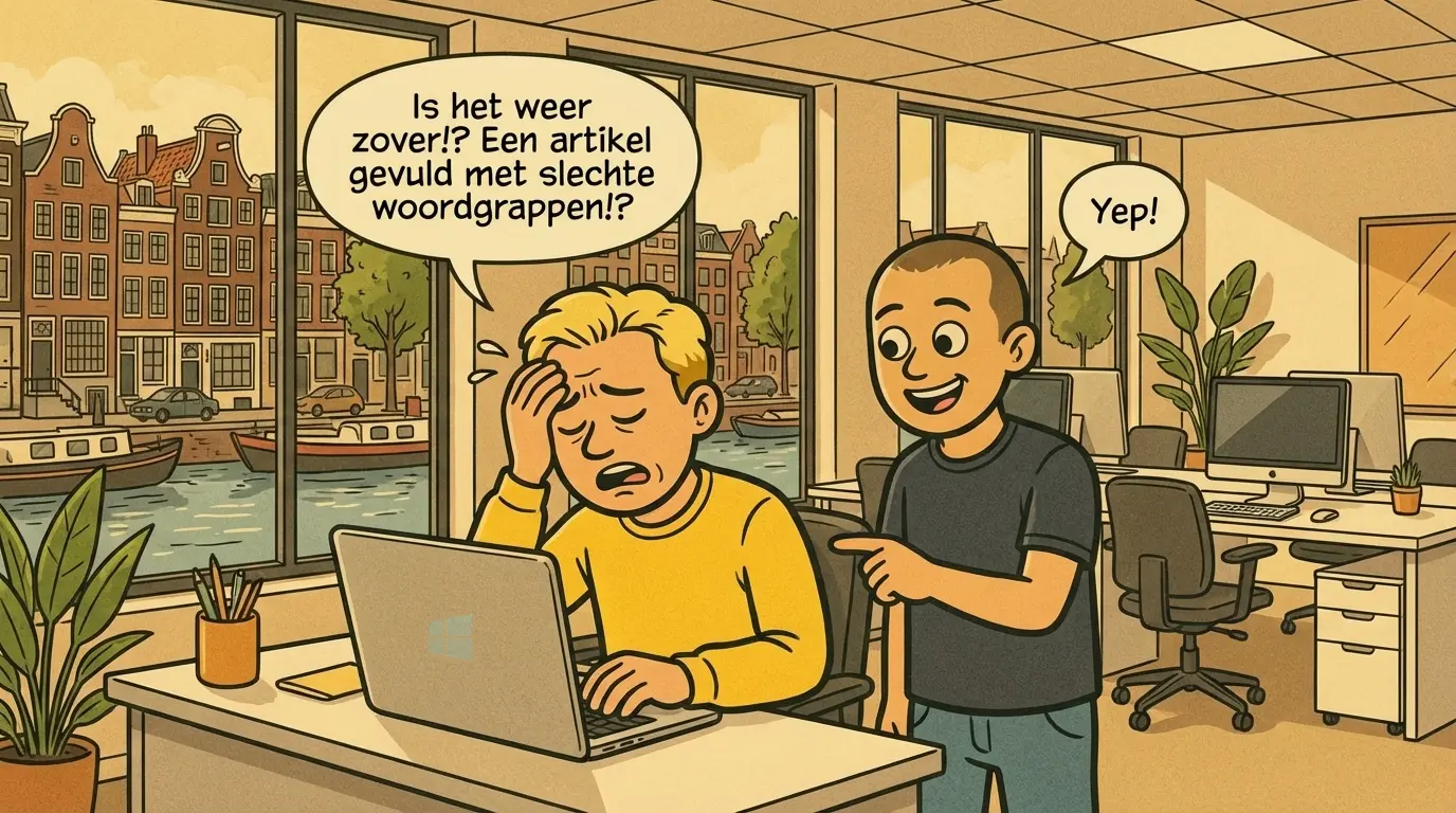 Slechte woordgrappen over het meldpunt
