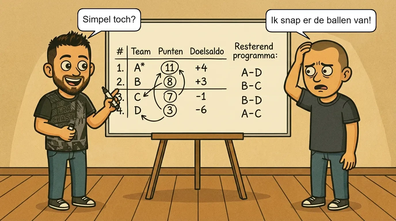 Illustratie: snap er de ballen van