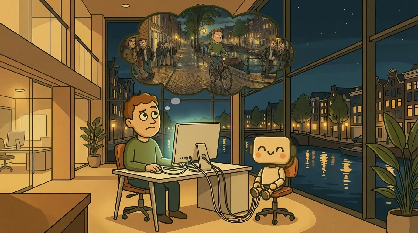 Onbetrouwbare figuren op straat