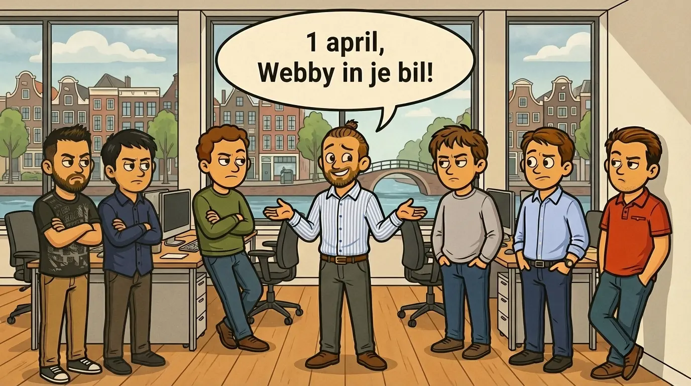 Collega roept op kantoor: 