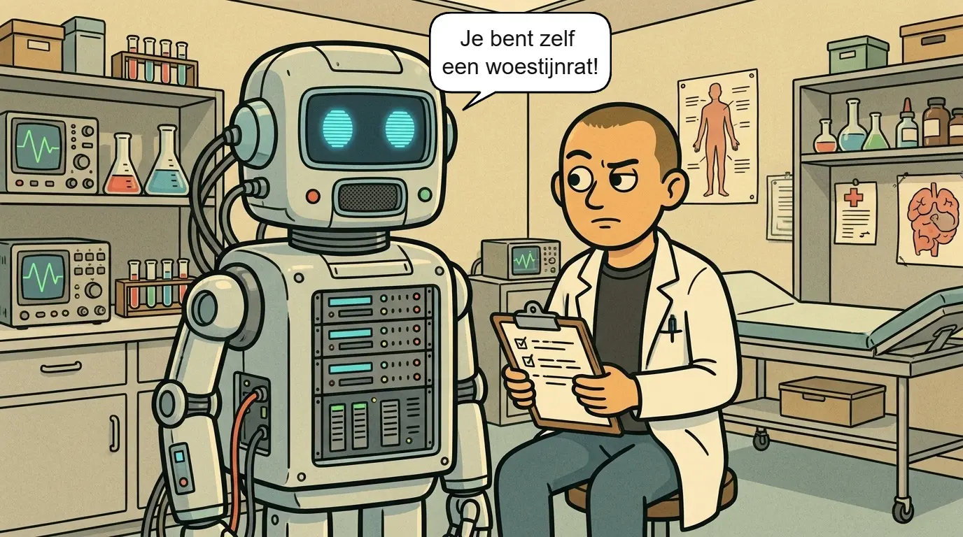 Reactie aan de LLM: je bent zelf een woestijnrat