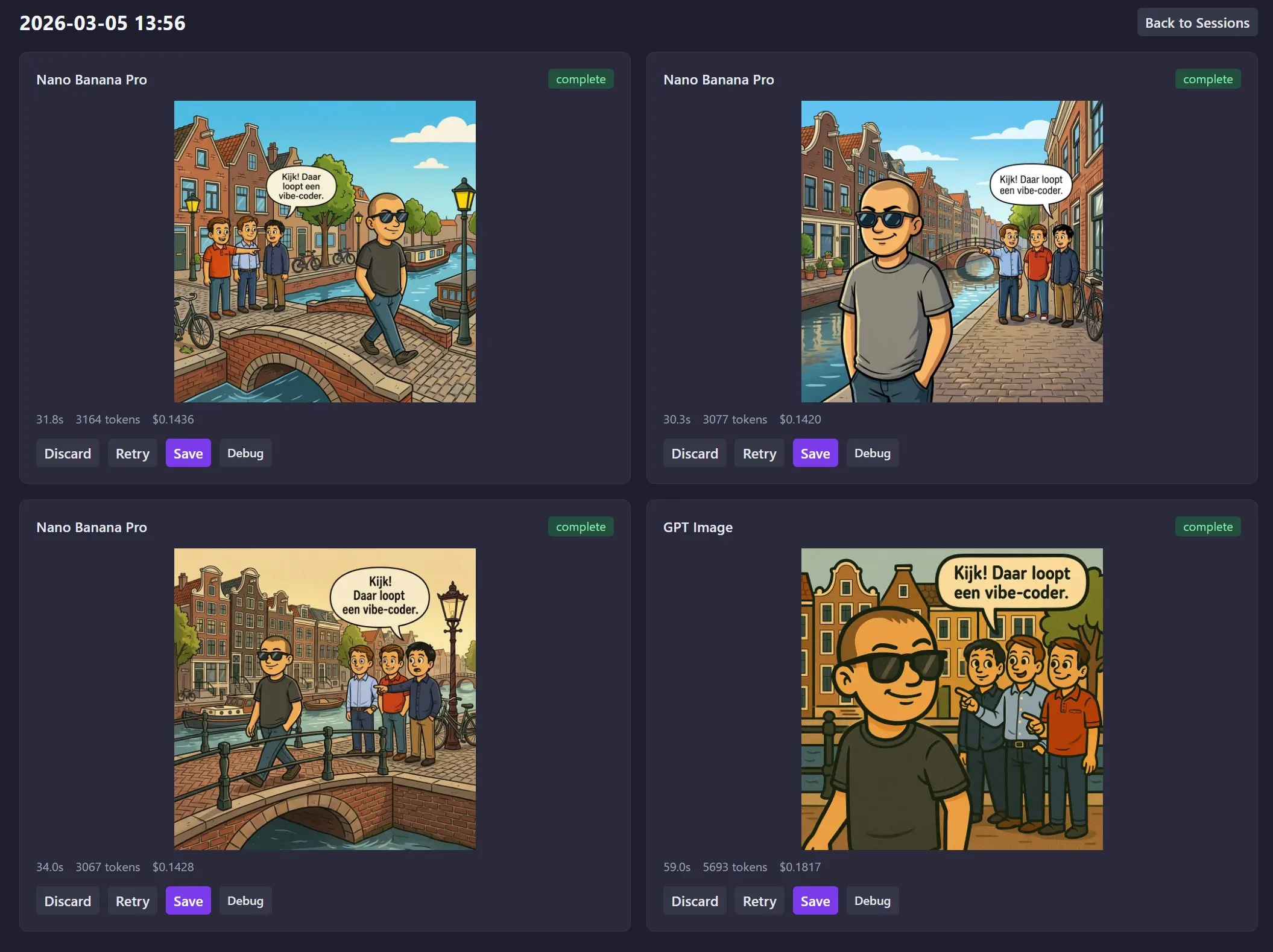 Het is nu heel eenvoudig om meerdere opties te vergelijken