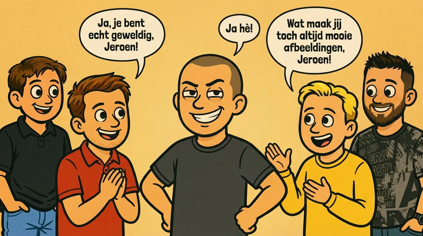 Een normale dag op kantoor